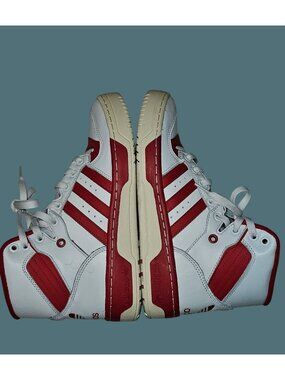 Adidas Rilvary High Crystal White/Better Scarletd/Cream White Sneakers Women 9